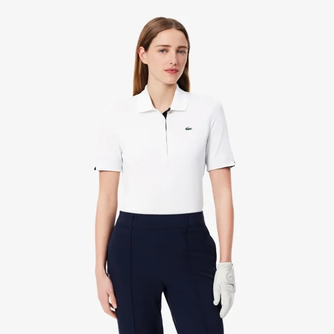 Slim-Fit-Golf-Poloshirt für Damen mit UV-Schutz und Stretch Slim-Fit-Golf-Poloshirt für Damen mit UV-Schutz und Stretch