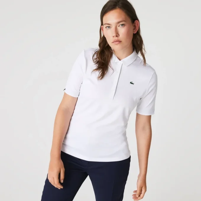 Slim-Fit-Golf-Poloshirt für Damen mit UV-Schutz und Stretch Slim-Fit-Golf-Poloshirt für Damen mit UV-Schutz und Stretch
