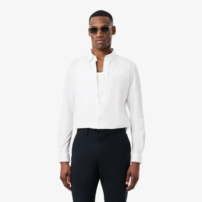 Slim-Fit-Hemd aus Baumwoll-Blend Slim-Fit-Hemd aus Baumwoll-Blend
