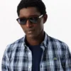 Slim-Fit-Hemd aus Stretch-Popeline mit Gingham-Print Slim-Fit-Hemd aus Stretch-Popeline mit Gingham-Print