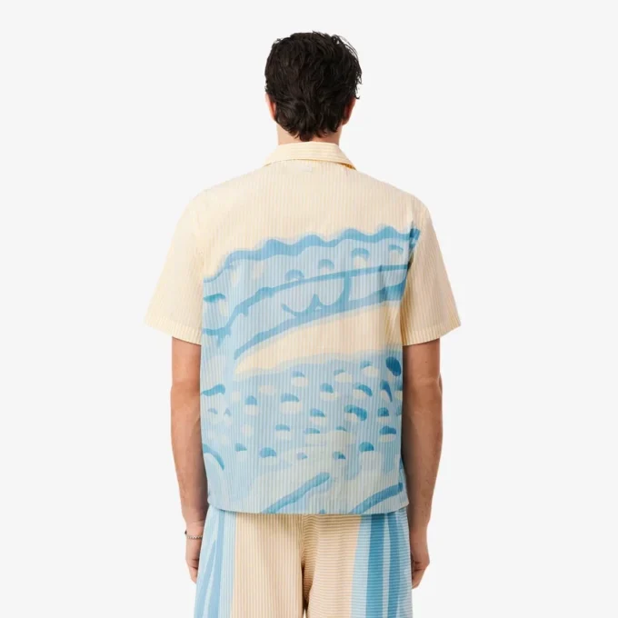 Slim-Fit-Hemd mit Krokodil-Print Slim-Fit-Hemd mit Krokodil-Print