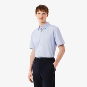 Slim-Fit-Hemd mit kurzen Ärmeln