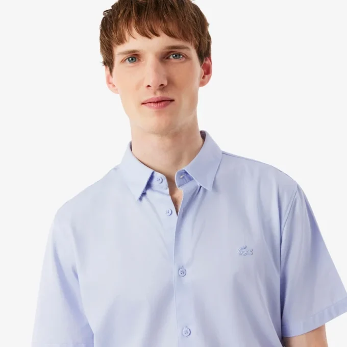Slim-Fit-Hemd mit kurzen Ärmeln Slim-Fit-Hemd mit kurzen Ärmeln