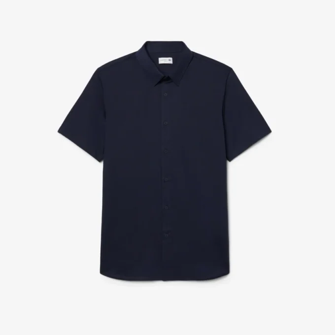 Slim-Fit-Hemd mit kurzen Ärmeln