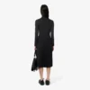 Slim-Fit-Kleid mit hohem Kragen für Damen Slim-Fit-Kleid mit hohem Kragen für Damen