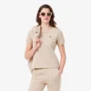 Slim-Fit-Monogram-T-Shirt für Damen Slim-Fit-Monogram-T-Shirt für Damen