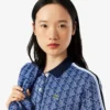 Slim-Fit-Monogramm-Poloshirt für Damen Slim-Fit-Monogramm-Poloshirt für Damen