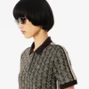 Slim-Fit-Monogramm-Poloshirt für Damen Slim-Fit-Monogramm-Poloshirt für Damen
