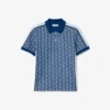 Slim-Fit-Monogramm-Poloshirt für Damen Slim-Fit-Monogramm-Poloshirt für Damen