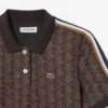 Slim-Fit-Monogramm-Poloshirt für Damen Slim-Fit-Monogramm-Poloshirt für Damen