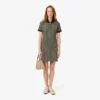 Slim-Fit-Monogramm-Poloshirt-Kleid für Damen Slim-Fit-Monogramm-Poloshirt-Kleid für Damen