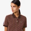 Slim-Fit-Monogramm-Poloshirt-Kleid für Damen Slim-Fit-Monogramm-Poloshirt-Kleid für Damen