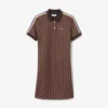 Slim-Fit-Monogramm-Poloshirt-Kleid für Damen Slim-Fit-Monogramm-Poloshirt-Kleid für Damen