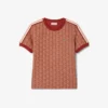 Slim-Fit-Monogramm-T-Shirt für Damen Slim-Fit-Monogramm-T-Shirt für Damen