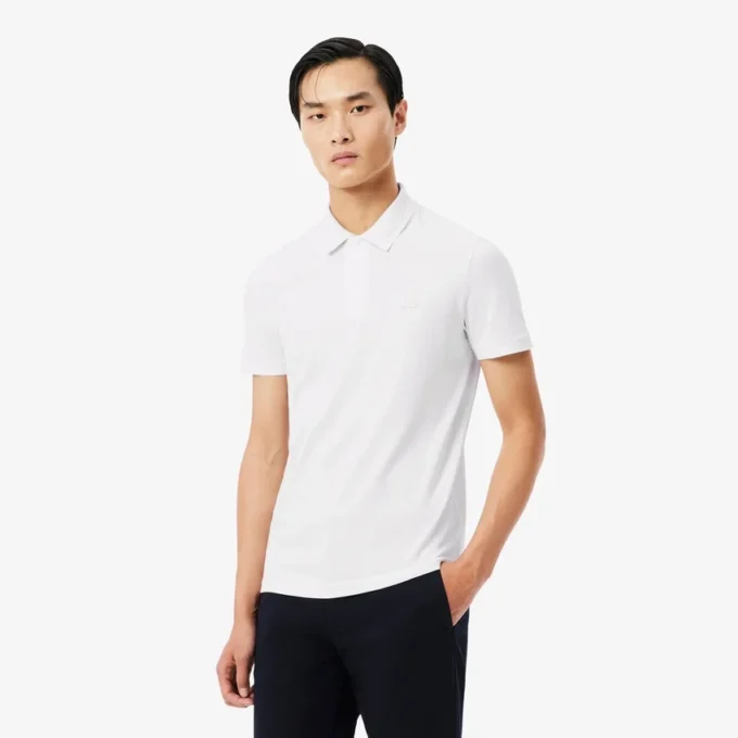 Slim Fit Piqué-Poloshirt mit Markenlogo Slim Fit Piqué-Poloshirt mit Markenlogo