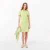 Slim-Fit-Stretch-Mini-Piqué-Poloshirt-Kleid für Damen Slim-Fit-Stretch-Mini-Piqué-Poloshirt-Kleid für Damen