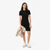 Slim-Fit-Stretch-Mini-Piqué-Poloshirt-Kleid für Damen Slim-Fit-Stretch-Mini-Piqué-Poloshirt-Kleid für Damen