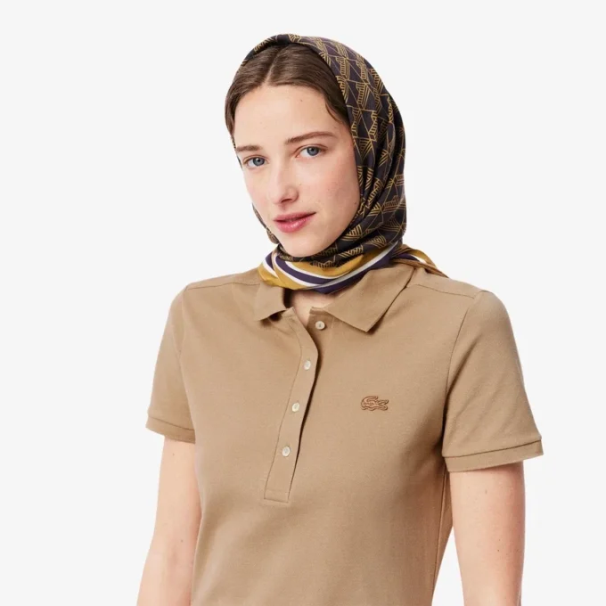 Slim-Fit-Stretch-Mini-Piqué-Poloshirt-Kleid für Damen Slim-Fit-Stretch-Mini-Piqué-Poloshirt-Kleid für Damen