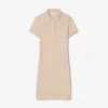 Slim-Fit-Stretch-Mini-Piqué-Poloshirt-Kleid für Damen Slim-Fit-Stretch-Mini-Piqué-Poloshirt-Kleid für Damen