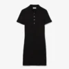 Slim-Fit-Stretch-Mini-Piqué-Poloshirt-Kleid für Damen Slim-Fit-Stretch-Mini-Piqué-Poloshirt-Kleid für Damen