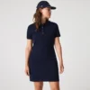 Slim-Fit-Stretch-Mini-Piqué-Poloshirt-Kleid für Damen Slim-Fit-Stretch-Mini-Piqué-Poloshirt-Kleid für Damen