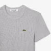 Slim-Fit-T-Shirt aus geripptem Baumwollstoff für Damen