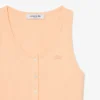 Slim Fit Tanktop aus gerippter Baumwolle Slim Fit Tanktop aus gerippter Baumwolle