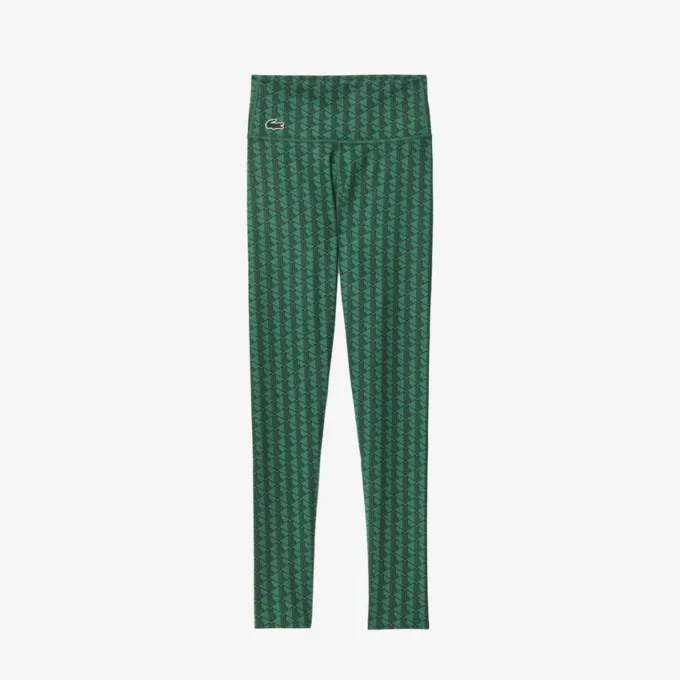 Sport-Leggings für Damen mit Monogramm-Print Sport-Leggings für Damen mit Monogramm-Print