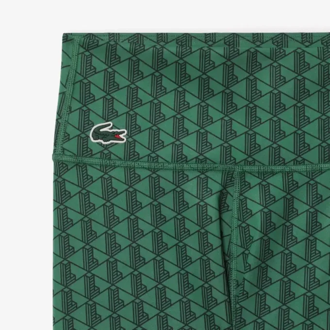 Sport-Leggings für Damen mit Monogramm-Print Sport-Leggings für Damen mit Monogramm-Print