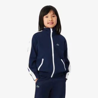 Sport-Sweatshirt aus Interlock-Piqué mit Reißverschluss Sport-Sweatshirt aus Interlock-Piqué mit Reißverschluss