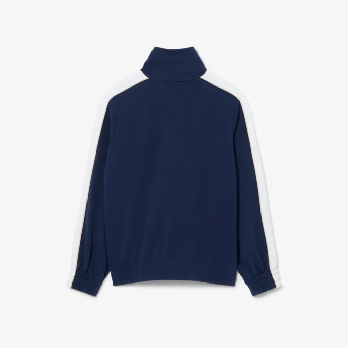 Sport-Sweatshirt aus Interlock-Piqué mit Reißverschluss Sport-Sweatshirt aus Interlock-Piqué mit Reißverschluss
