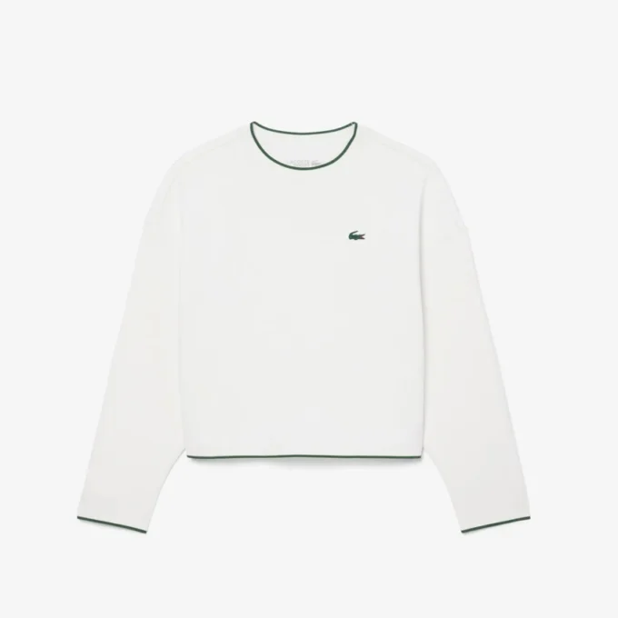 Sport-Sweatshirt für Damen mit Kontrastbesatz Sport-Sweatshirt für Damen mit Kontrastbesatz