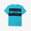 Sport-T-Shirt aus bedruckter Baumwolle für Herren Sport-T-Shirt aus bedruckter Baumwolle für Herren