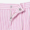Stretch-Bermudashorts aus gestreiftem Oxford-Stoff Stretch-Bermudashorts aus gestreiftem Oxford-Stoff