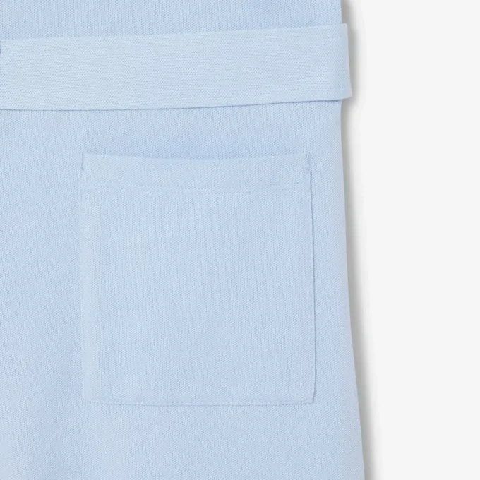 Stretch-Piqué-Playsuit mit Polokragen Stretch-Piqué-Playsuit mit Polokragen