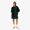 Stretch-Skaterkleid mit Poloshirt-Kragen für Damen Stretch-Skaterkleid mit Poloshirt-Kragen für Damen