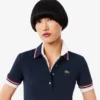 Stretch-Skaterkleid mit Poloshirt-Kragen für Damen Stretch-Skaterkleid mit Poloshirt-Kragen für Damen