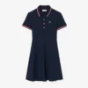 Stretch-Skaterkleid mit Poloshirt-Kragen für Damen Stretch-Skaterkleid mit Poloshirt-Kragen für Damen