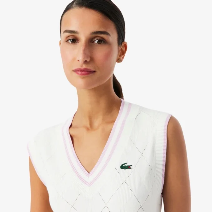 Stretch-Strickweste für Damen beim Golf Stretch-Strickweste für Damen beim Golf