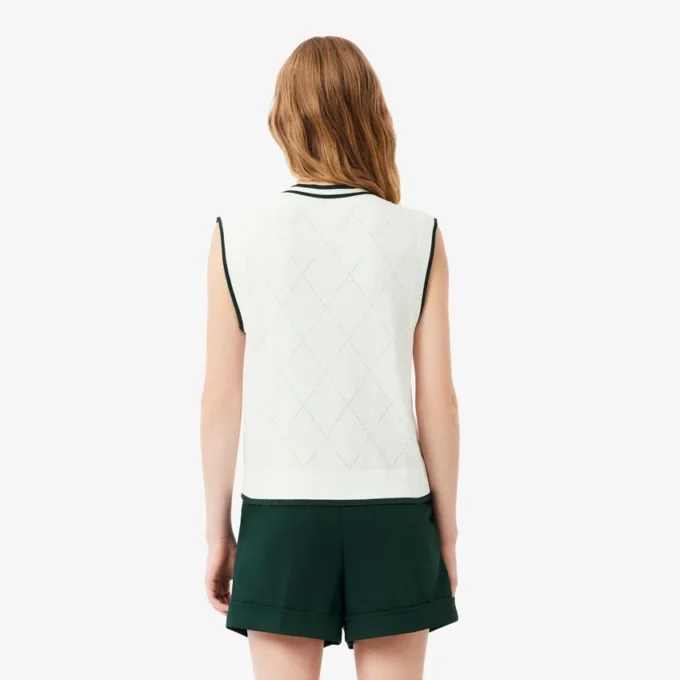 Stretch-Strickweste für Damen beim Golf Stretch-Strickweste für Damen beim Golf