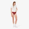 String-Slip mit Logo und Spitzenbesatz String-Slip mit Logo und Spitzenbesatz