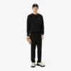 Sweatshirt aus Fleece mit Streifenbündchen Sweatshirt aus Fleece mit Streifenbündchen