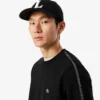 Sweatshirt aus Fleece mit Streifenbündchen Sweatshirt aus Fleece mit Streifenbündchen