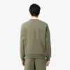 Sweatshirt aus Fleece mit Streifenbündchen Sweatshirt aus Fleece mit Streifenbündchen