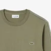 Sweatshirt aus Fleece mit Streifenbündchen Sweatshirt aus Fleece mit Streifenbündchen