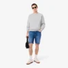 Sweatshirt aus geprägter Fleece Sweatshirt aus geprägter Fleece