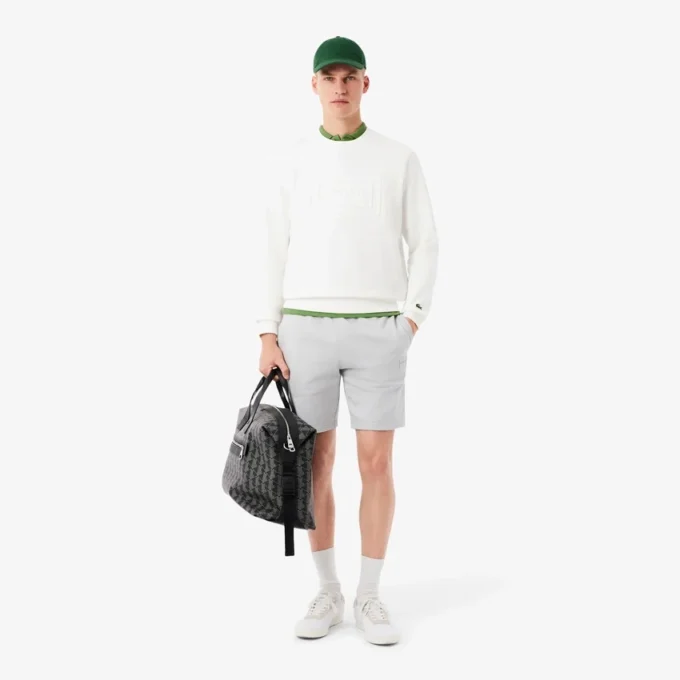 Sweatshirt aus geprägter Fleece Sweatshirt aus geprägter Fleece