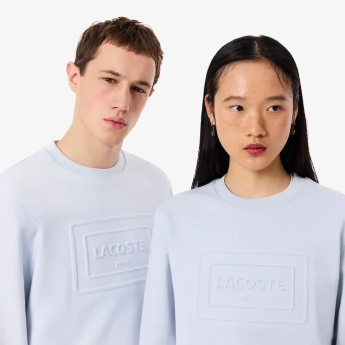 Sweatshirt aus geprägter Fleece Sweatshirt aus geprägter Fleece