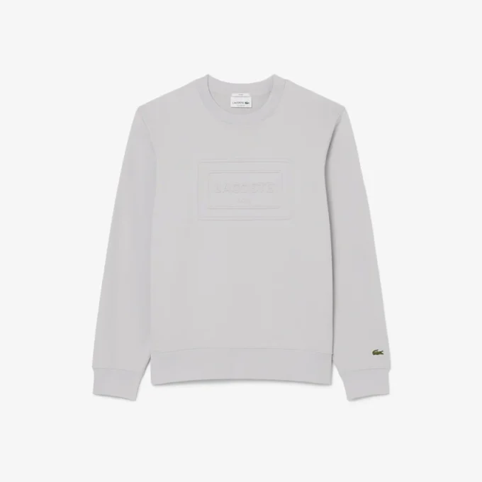 Sweatshirt aus geprägter Fleece Sweatshirt aus geprägter Fleece