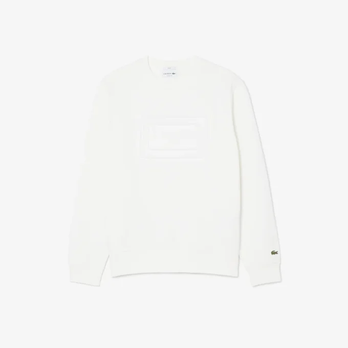 Sweatshirt aus geprägter Fleece Sweatshirt aus geprägter Fleece